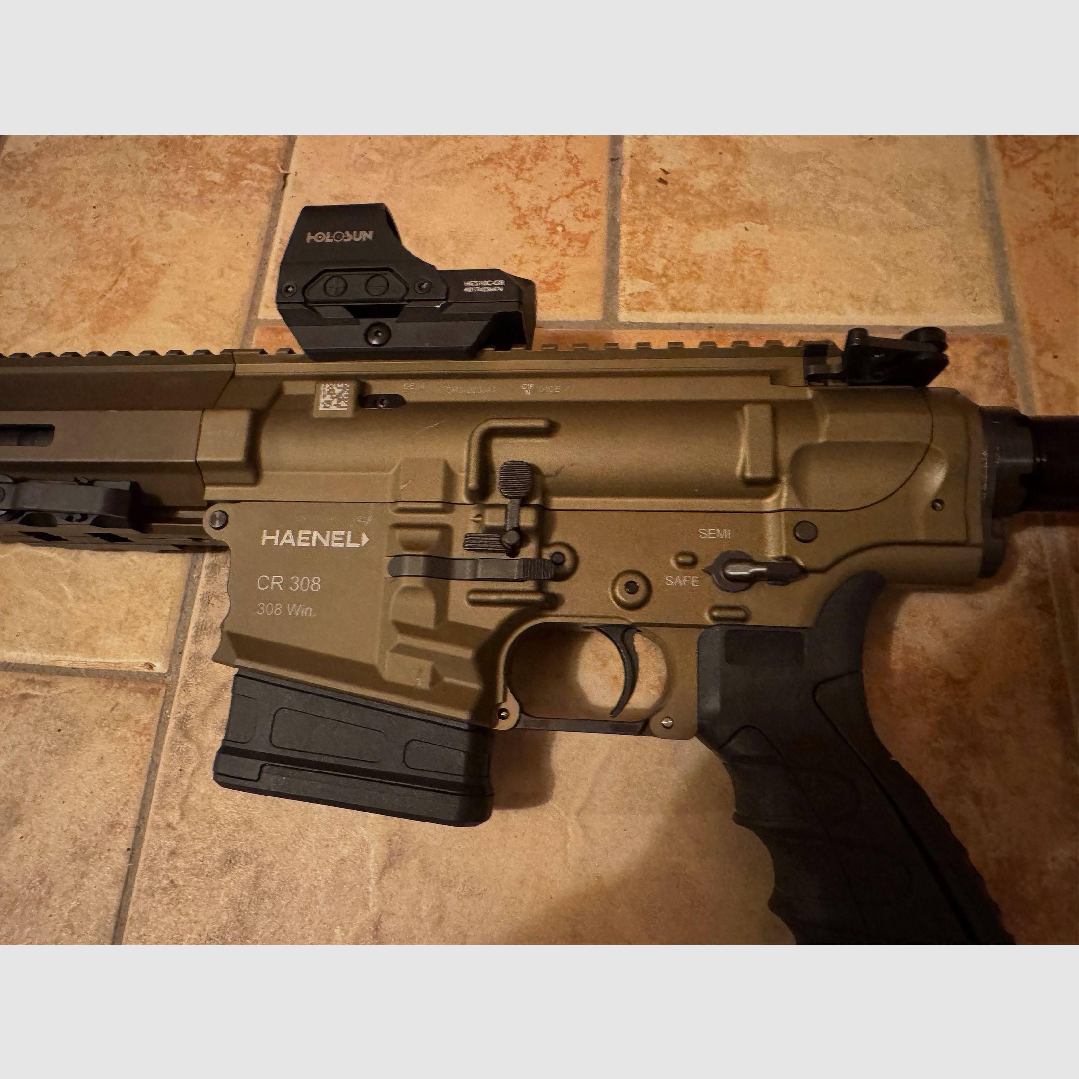 Haenel CR 308 + Holosun HE510C-GR