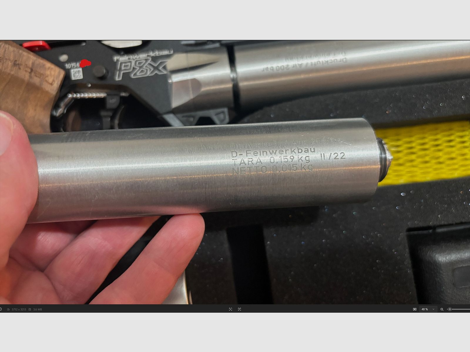 Feinwerkbau P 8X Short P8x Short Match Air Pistol