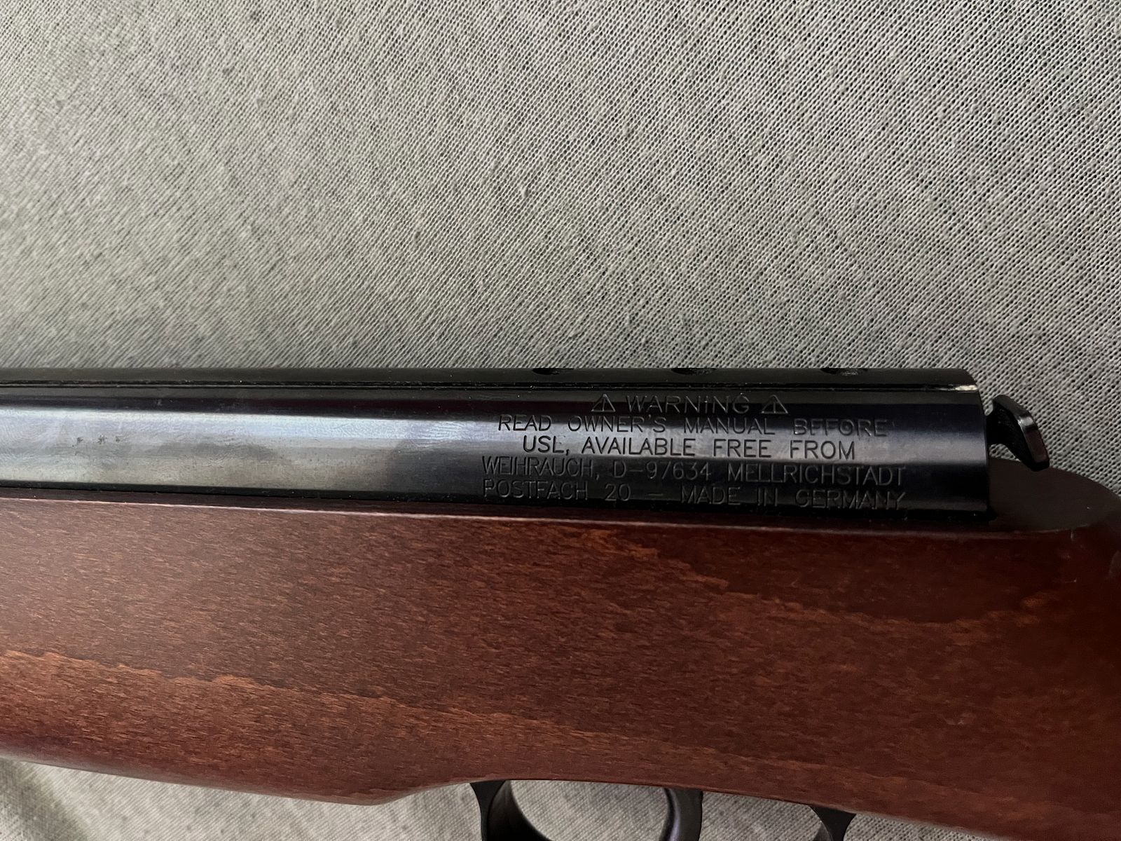 Incense HW 50 air rifle cal. 4.5 mm – Top condition – Made in Germany