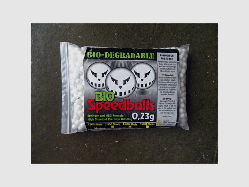 Speedballs Bio 1000 Schuss Weiß 0,23g