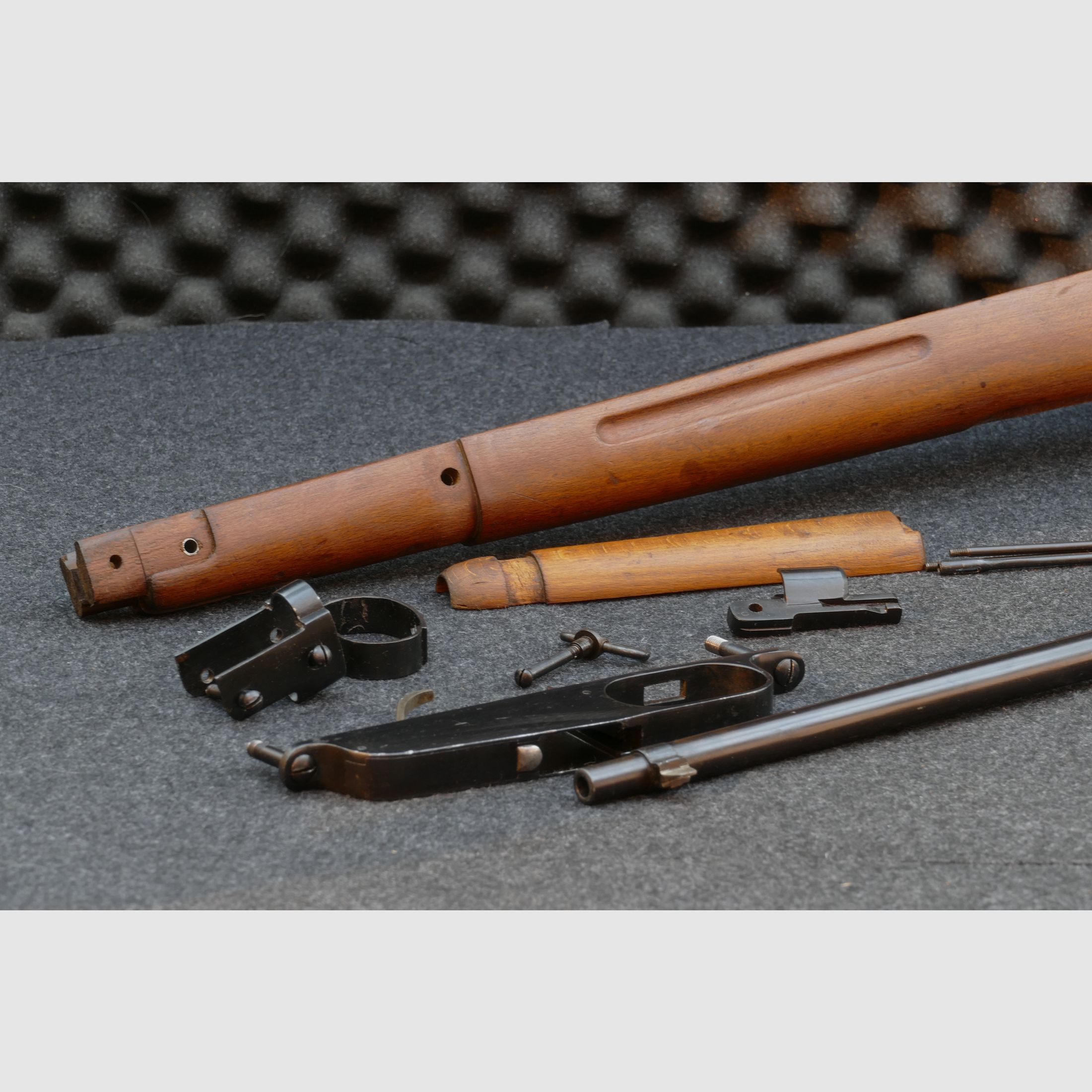 Carcano Mod. 1938 „Fucile Corto“, 7,35Carcano — 1939 — Calcio e sistema con lo stesso numero (fucile corto), ordinanza, collezionista