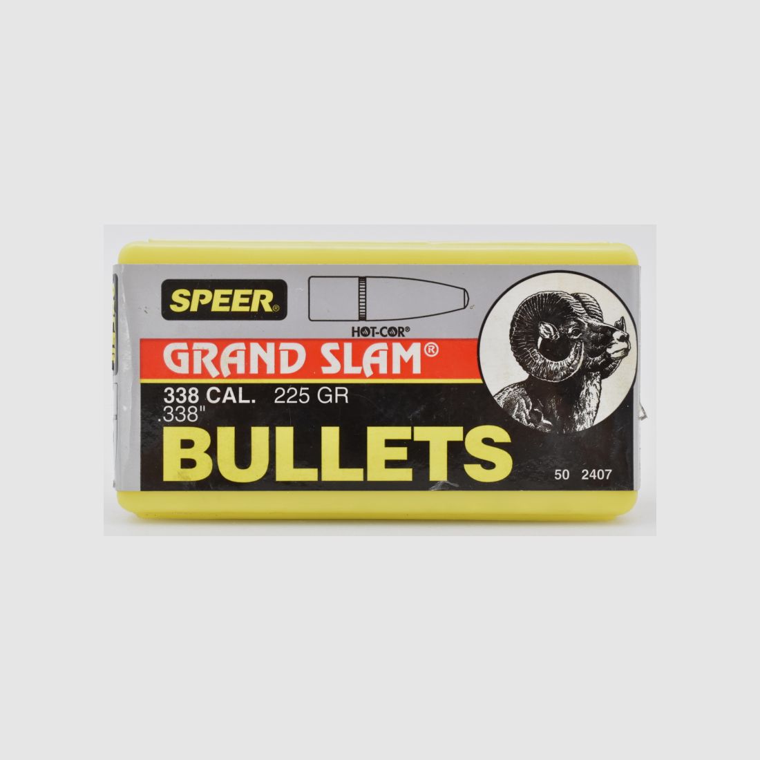 50 Speer Geschosse .338 - 225gr. Grand Slam # 2407