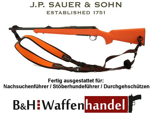 sofort lieferbar: Sauer & Sohn S 100 B&H Drückjagd .308 - Paket 8 - Nachsuche