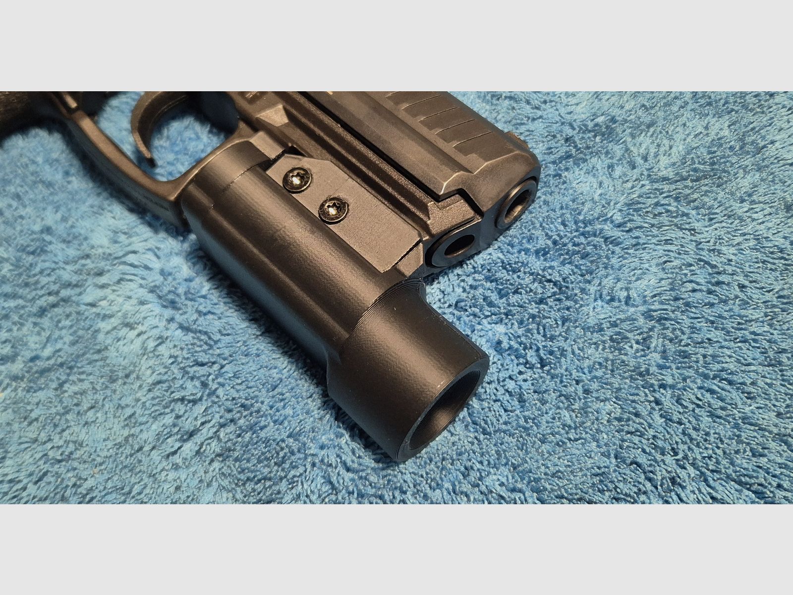Laufgewicht für Pistolen und Langwaffen in Waffenlicht Form, 125 Gramm, LEGAL, Sportlich nutzbar