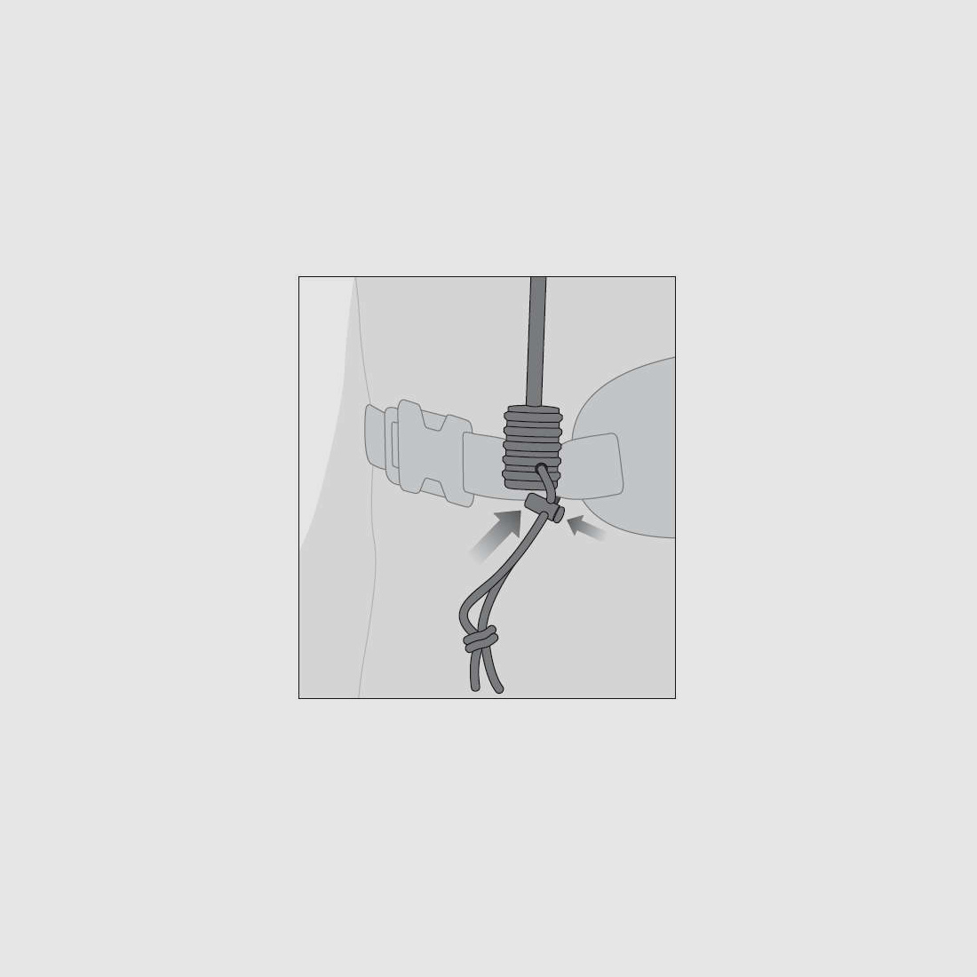 Euroschirm Swing Handsfree Schwarz