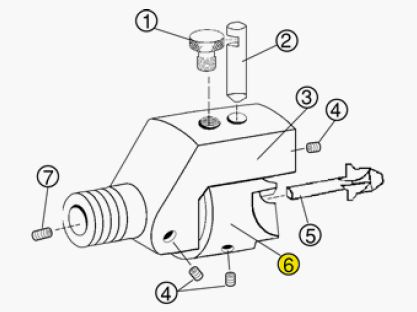 RCBS Ersatzteil Trim Pro 3-Way Cutter / Schneide für 3-Wege Fräser