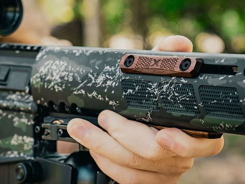 WOOX M-LOK Holz-Railcover Gen2 CHECKERED 3er SET, 2 Slots (2 M-LOK Langlöcher)