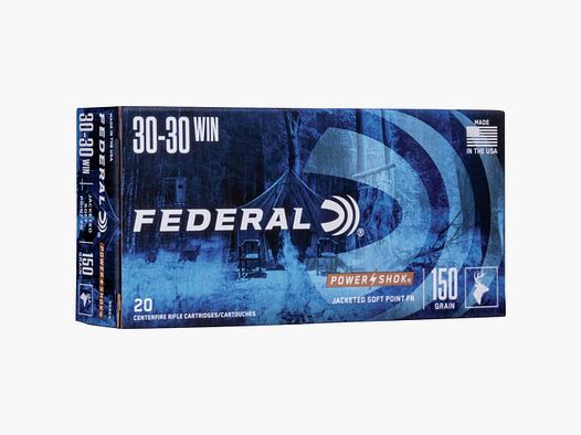 Federal Ammunition .30-30 Win. Power Shok Tlm 9.7g/150grs.
