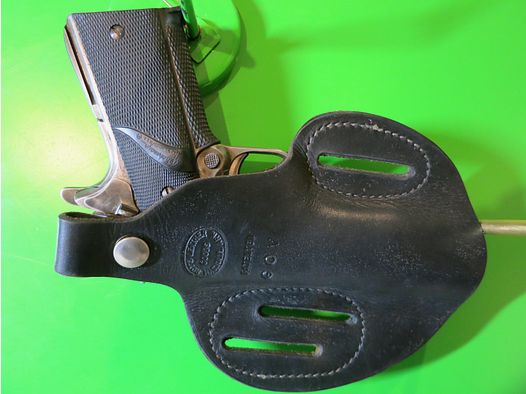 Funda para pistola de Roy's Leathergoods Inc. (Roy Baker), por ejemplo, 1911, funda de cadera para llevar oculta