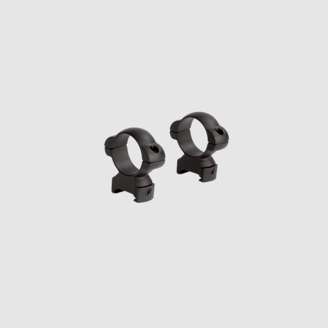 Rings 1" high steel black