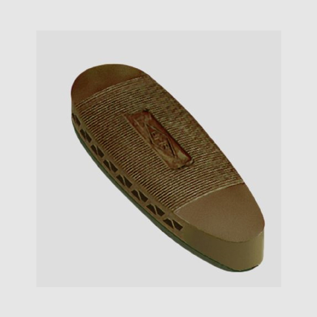Schaftkappe in braun - Größe 140 x 46 mm Dicke 20 mm