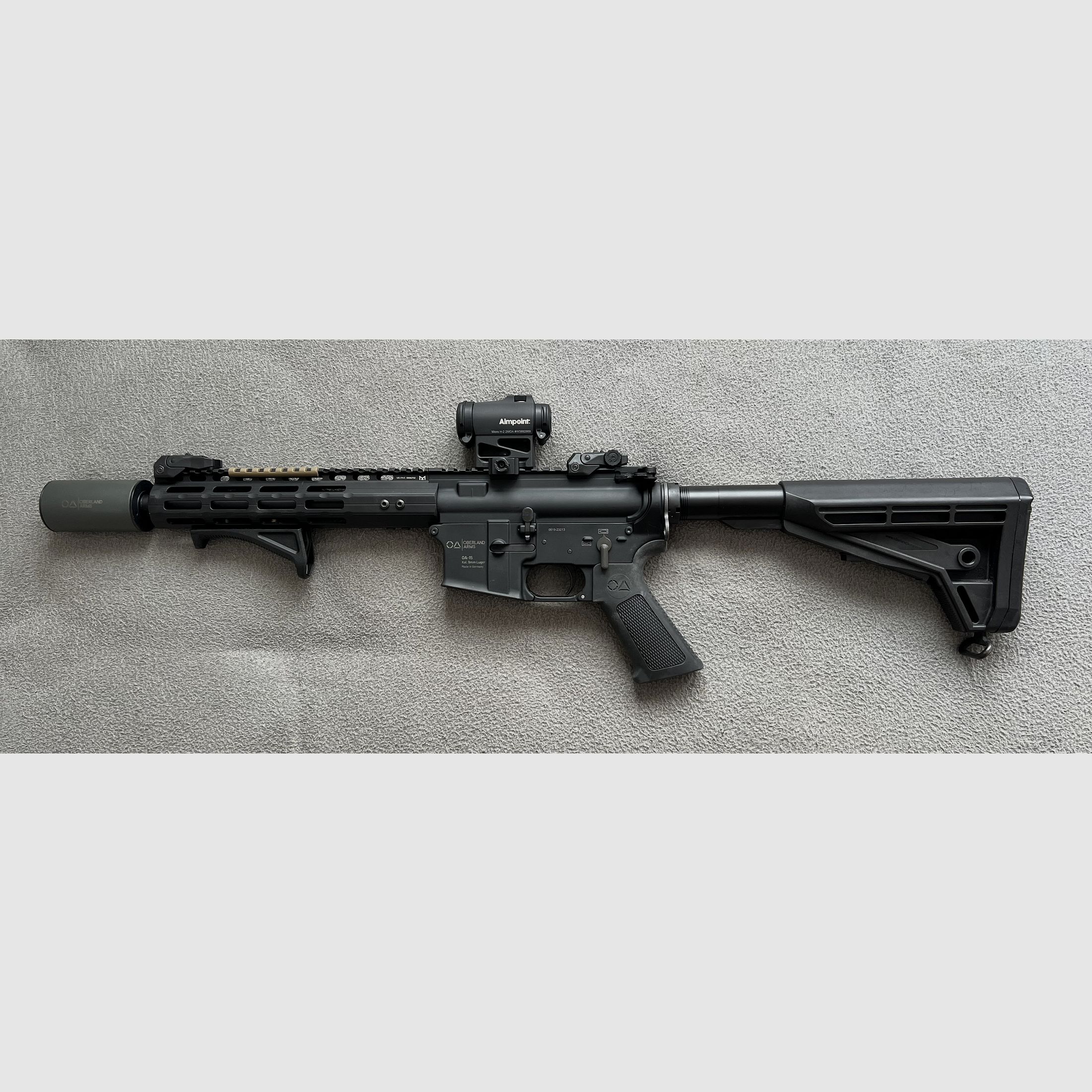 Oberland Arms OA-15 BL C9, 10.5", BL M-LOK handguard 9" slim, OA M4 stock, BUIS