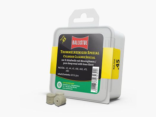 BALLISTOL Filz-Trommelreiniger Spezial / 60 Stk.