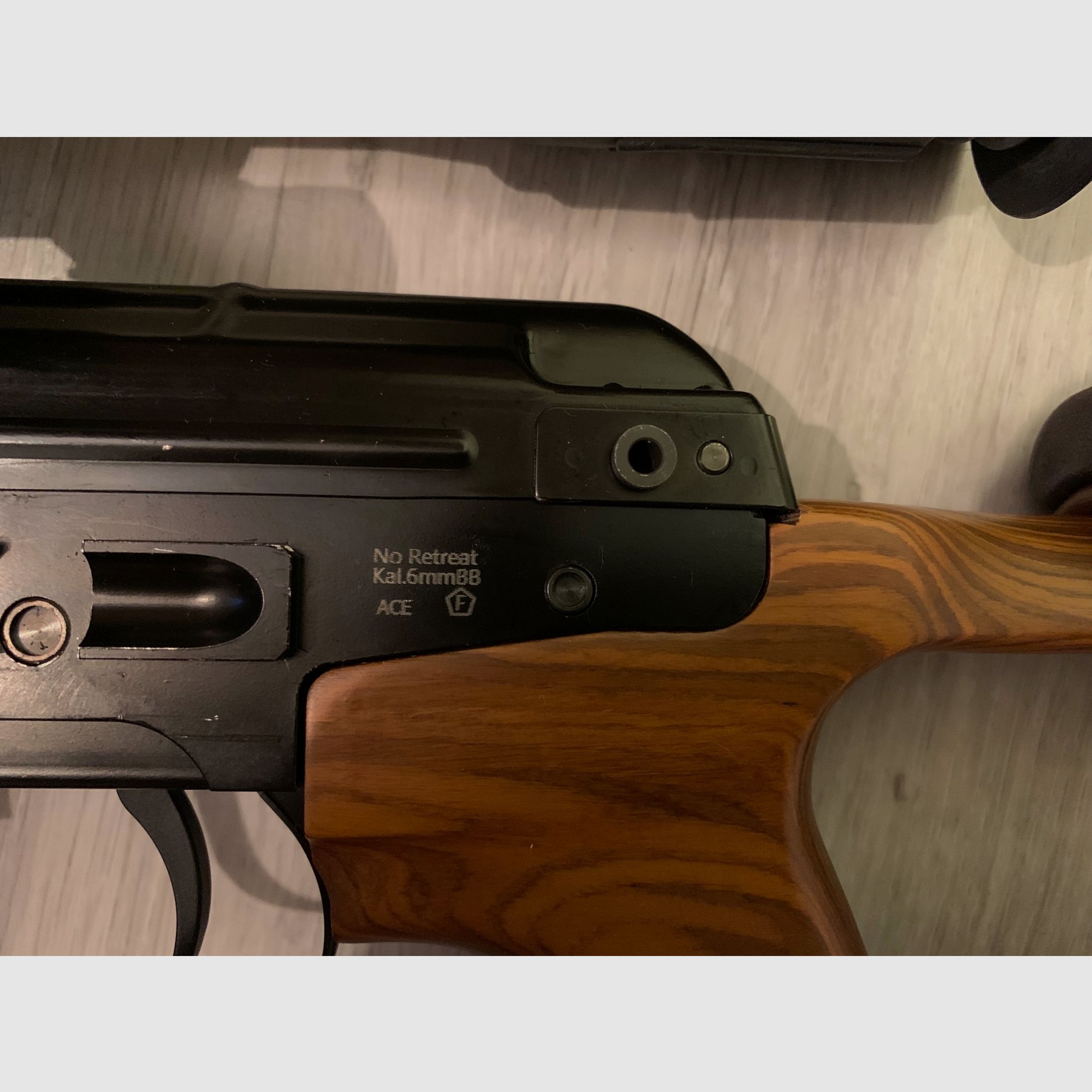 WE SVD Dragunov GBB – versione in acciaio, legno vero, Real Sword PSO-1 M2, immagine 5 di 10