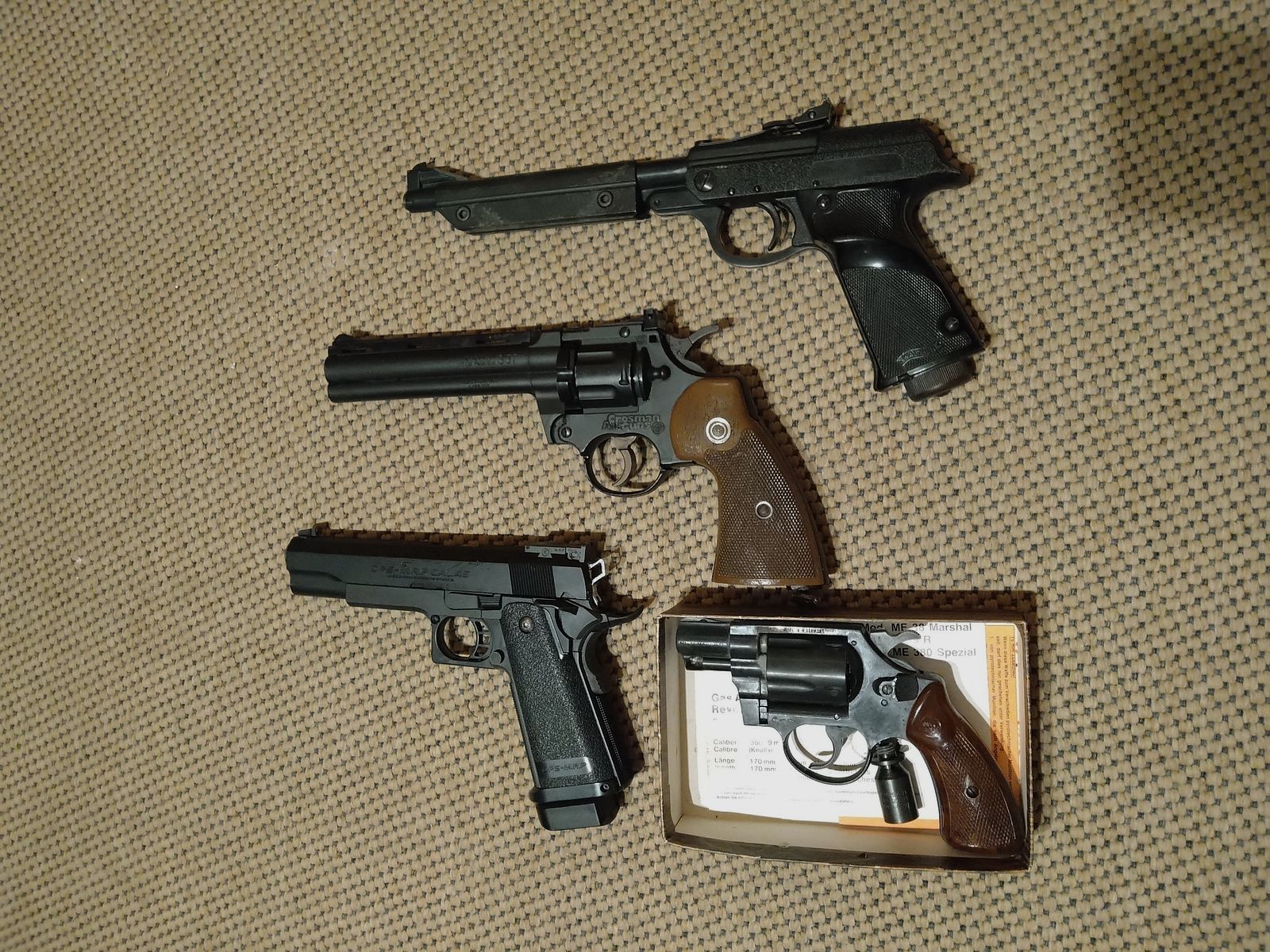 Walther LP Mod. 53 Konvolut aus 9 verschiedenen Gas Druckluft Co 2 Pistolen, Bild 1 von 16