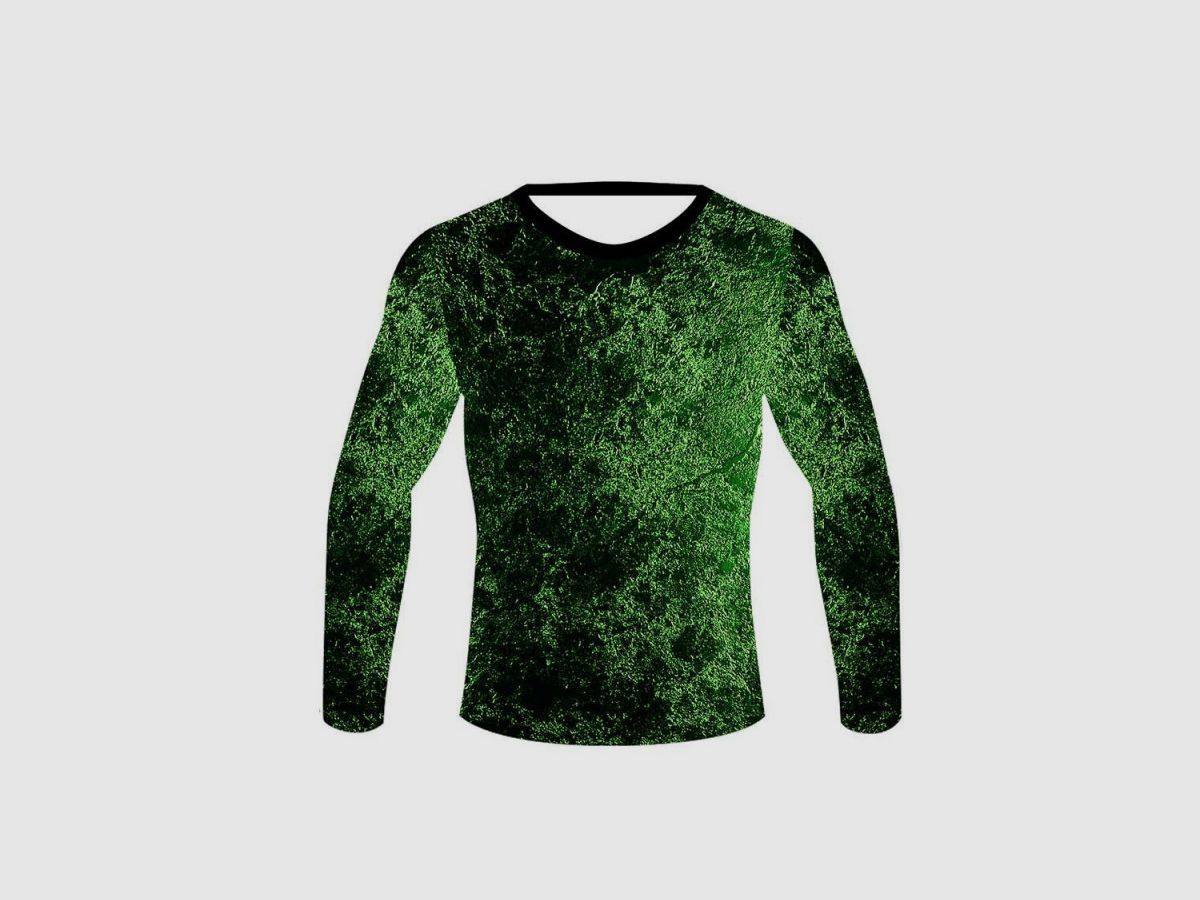 DED Competition Long Sleeve Compression T-Shirt - Green, Color: Green, size: XL, Clothes type: Regular (Men), image 3 sur 3