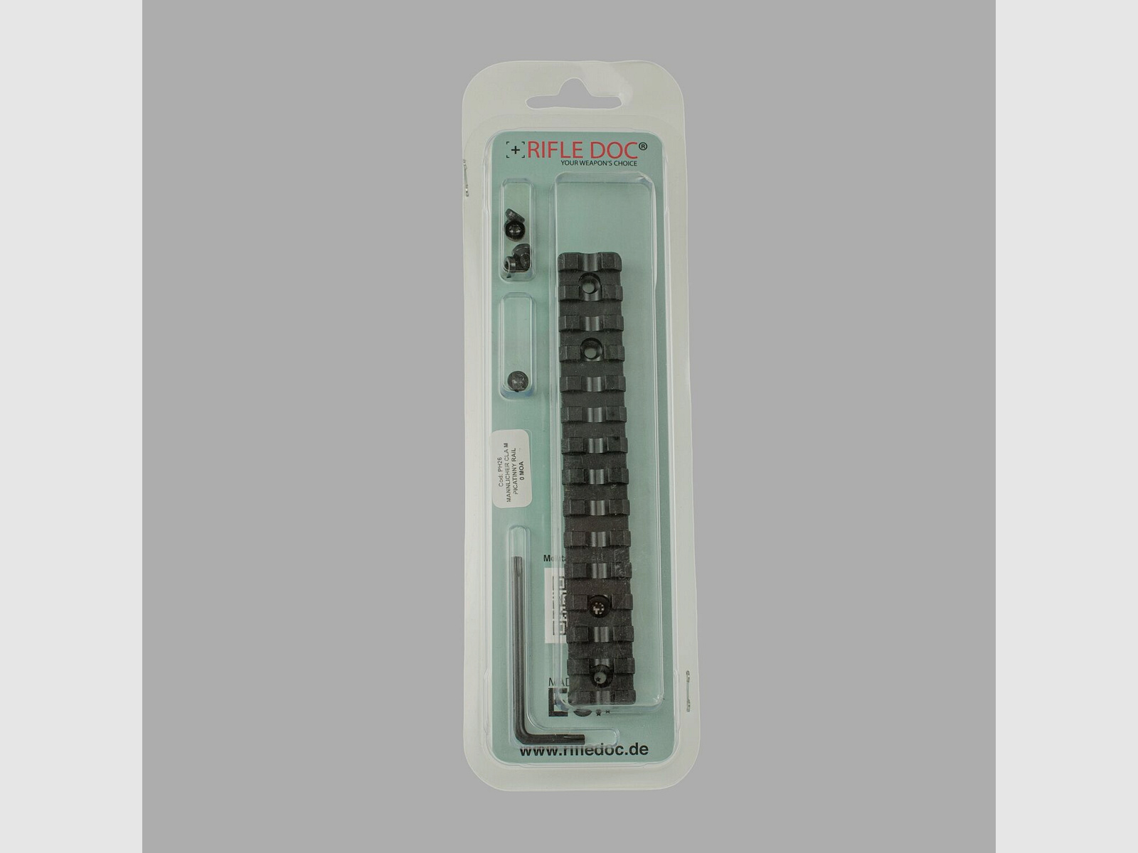 Geweer Doc Picatinny Weaver STAAL Rail voor STEYR MANNLICHER CL II M, SM 12 M, Classic M, Pro Hunter M (na 2003) 99,00 € incl. btw Picatinny-rail van gehard staal geschikt voor Steyr CL II M, Steyr