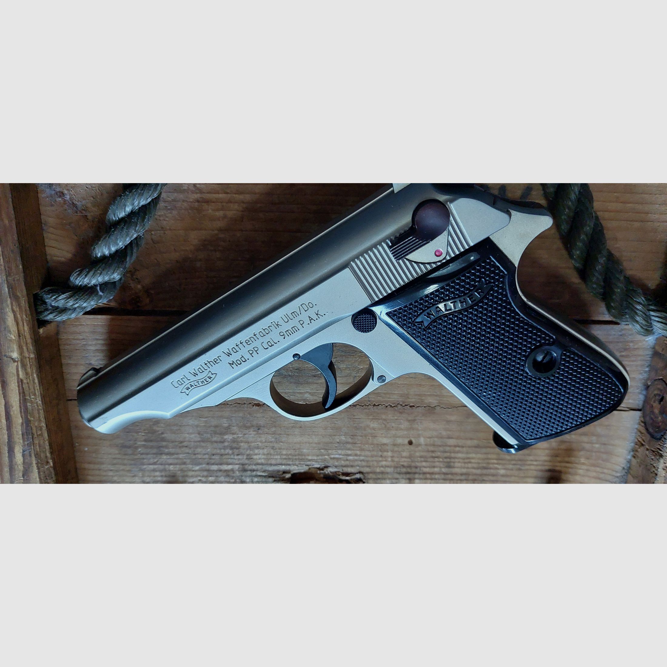Walther PP chrom 9 mm PAK (PTB 620)