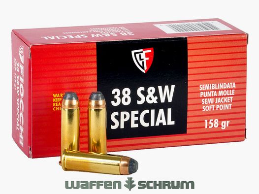 Fiocchi TM SJSP 10,24g - 158gr. .38Special