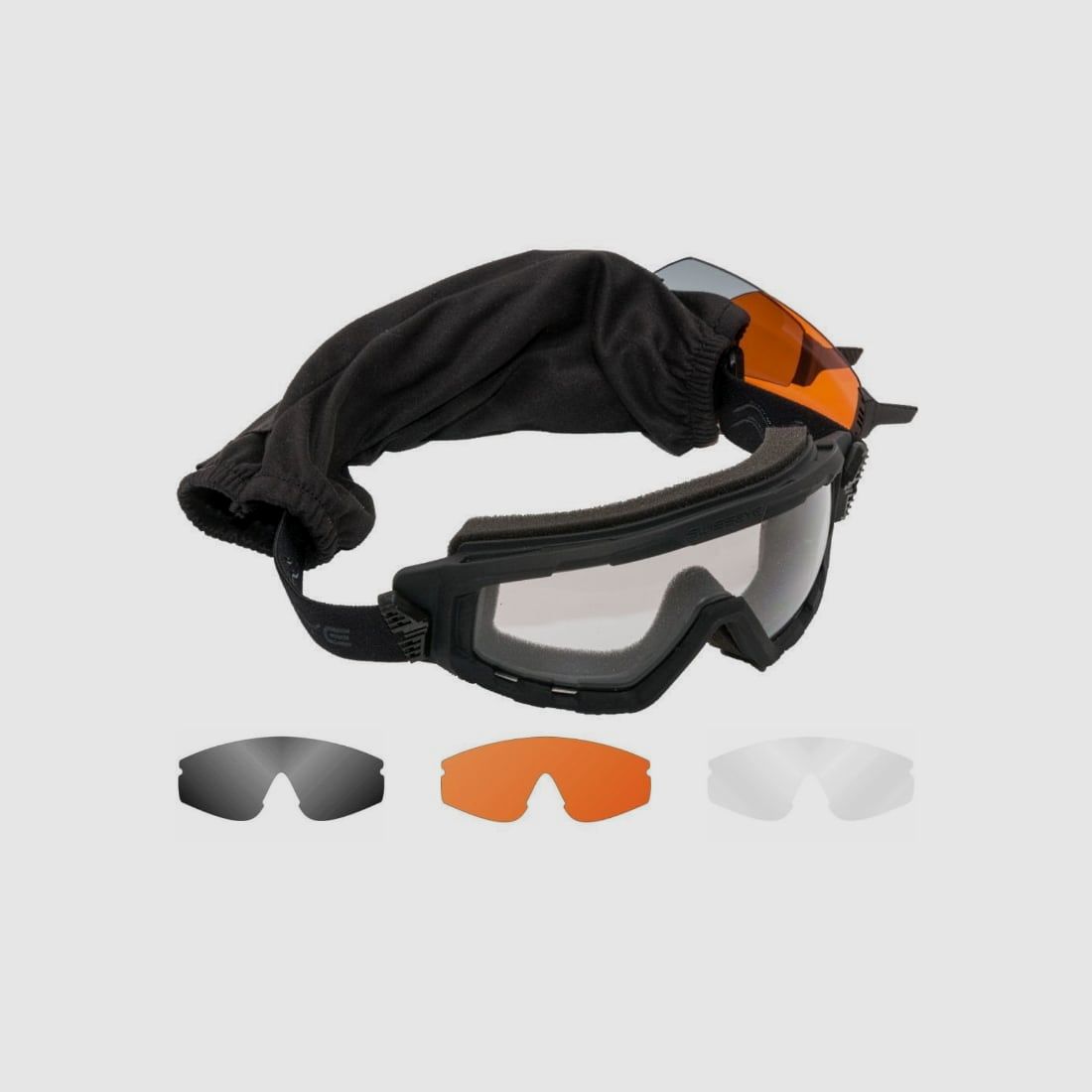 SwissEye G-TAC Airsoft Schutzbrille incl. 3 Gläser (schwarz)