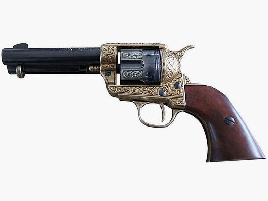 45er Peacemaker Colt messingfarben