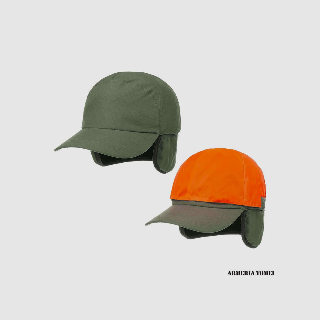 HAT WITH EAR FLAPS GREEN/FLUO