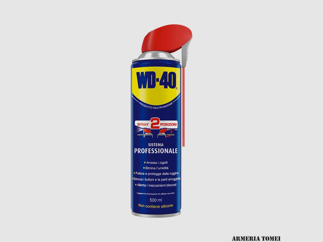 WD-40 – MULTIFUNCTIONEEL SPUITBUS 2 POSITIES PROFESSIONEEL SYSTEEM 500ml (bevat geen silicone), afbeelding 1 van 5