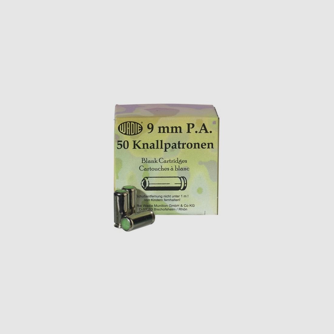 PATRONE FÜR BLANKSCHUSS - WADIE | 9 mm PAK