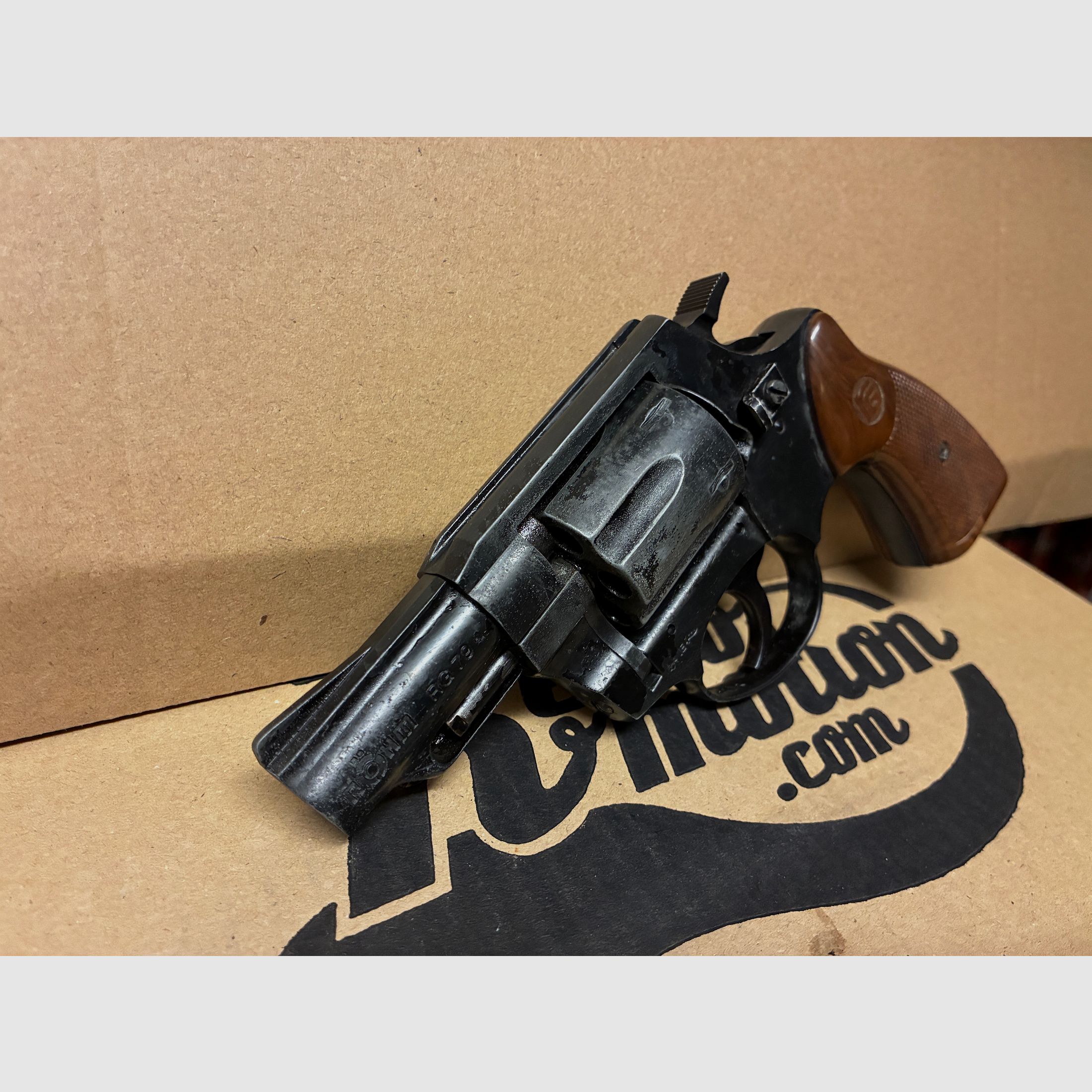 Röhm RG 79 9mm blank cartridge blank firing gas revolver gas pistol W. Germany PTB 341