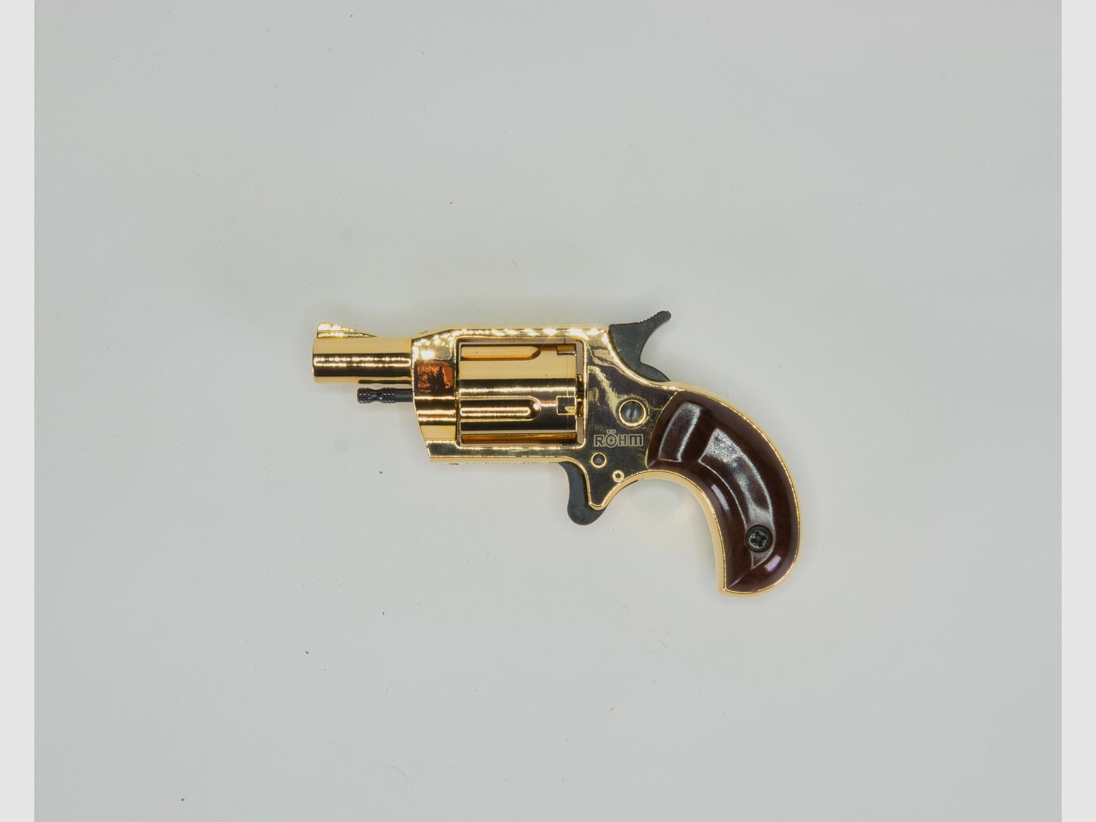 Röhm Little Joe blank firing revolver caliber 6mm Flobert Gold Edition