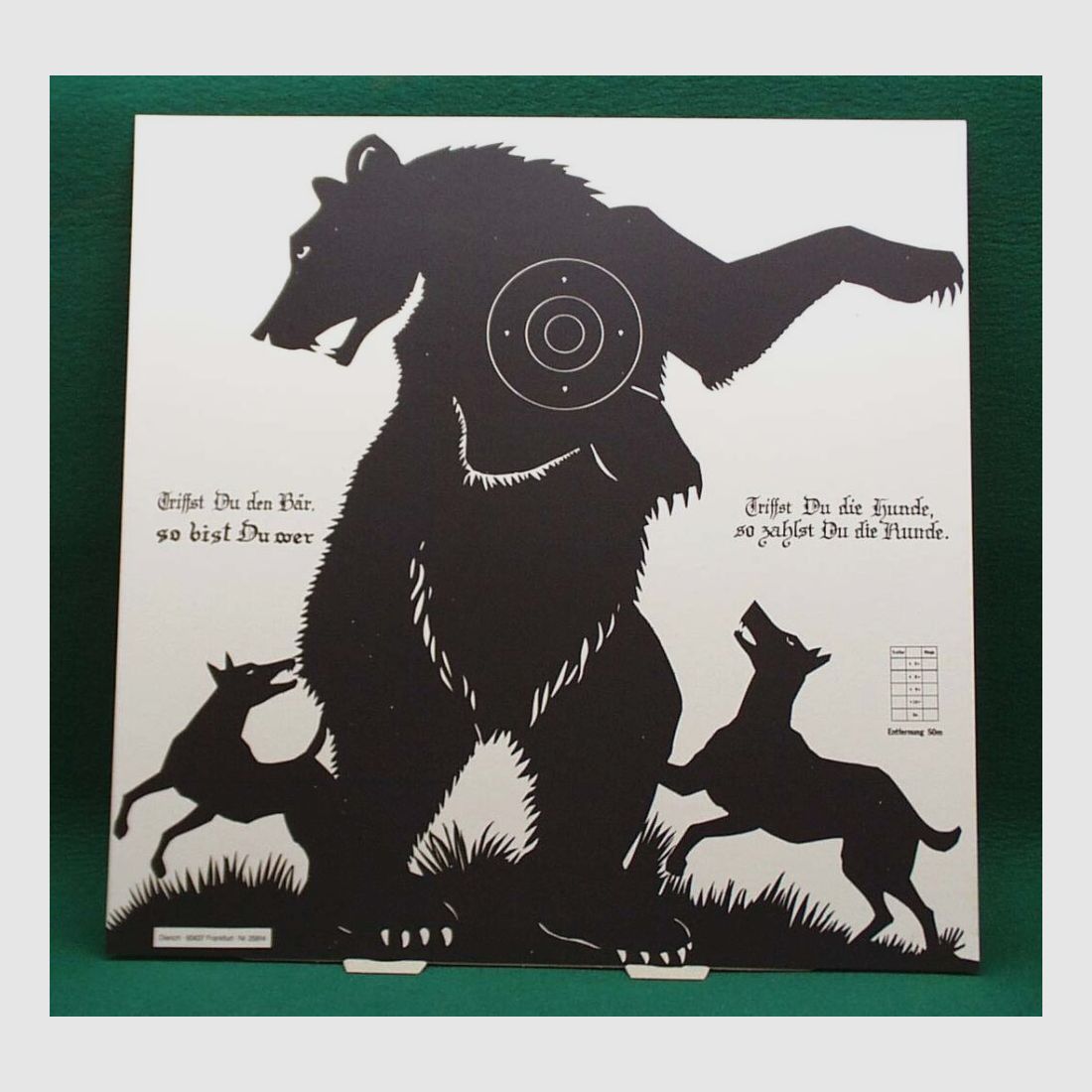 Krüger Motiv-Scheibe / Zielscheiben Bär