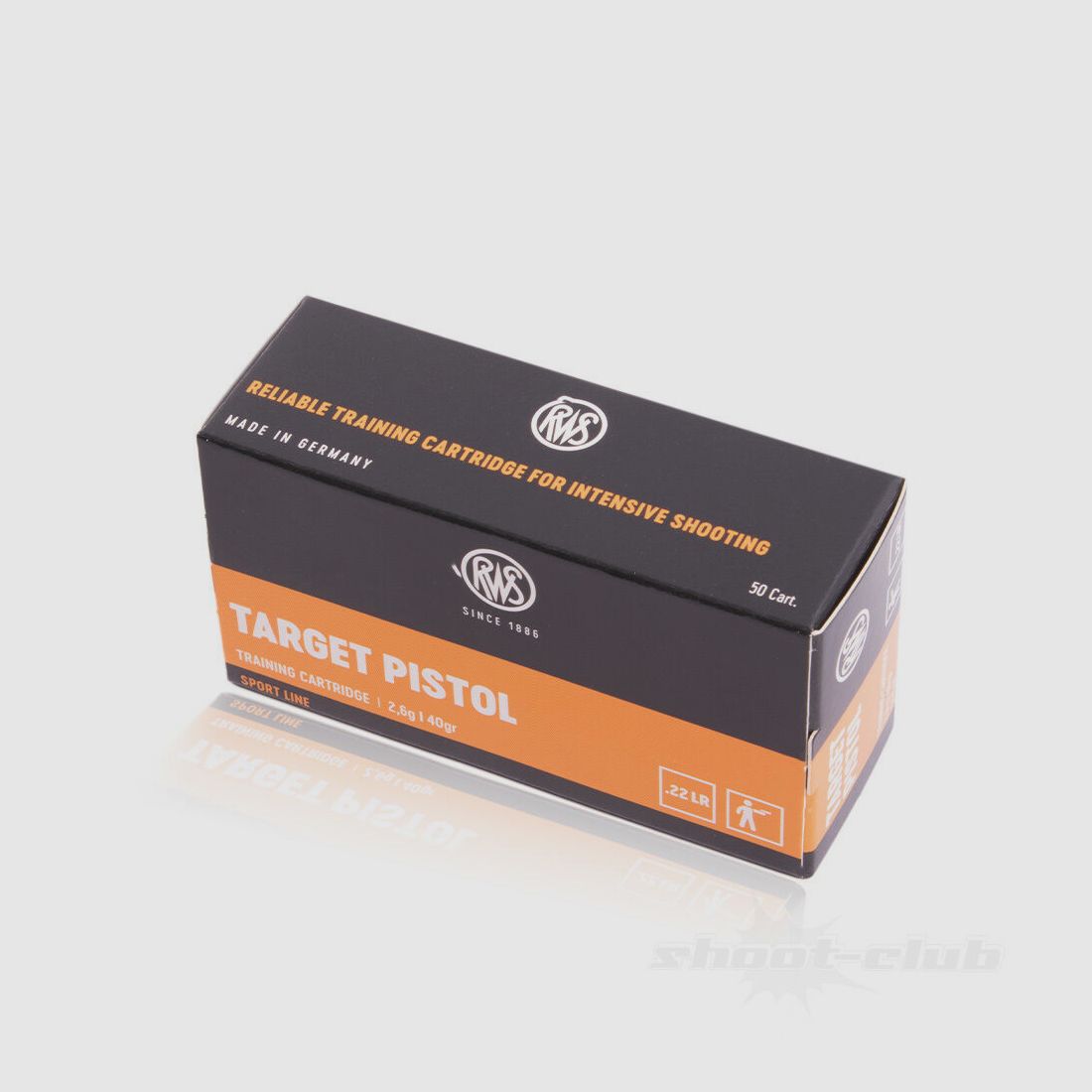 RWS Target Pistol LRN 40grs 50St .22lr