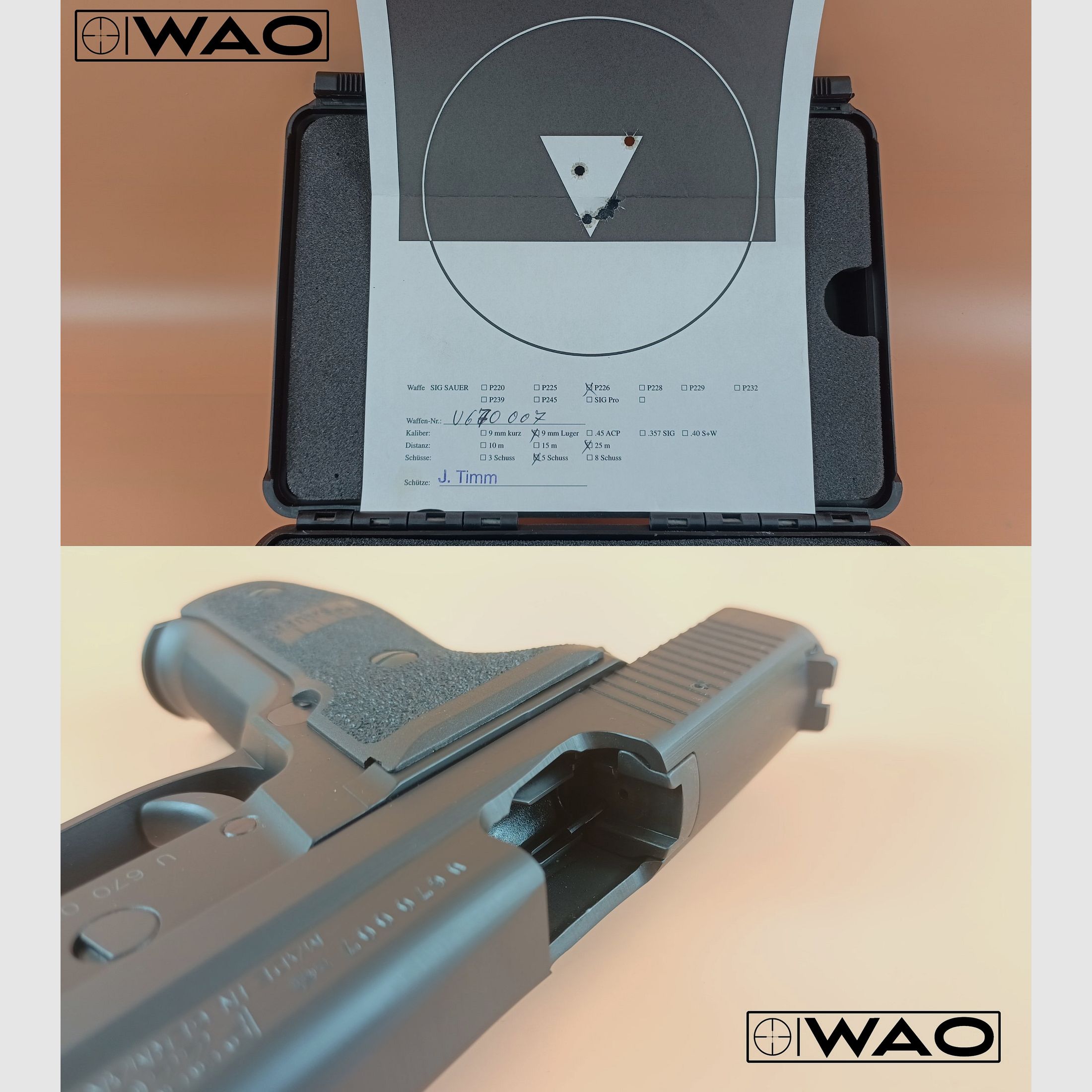 SIG Sauer SIG P226 Kal. 9mmLuger, 9mm Para *made in Germany*