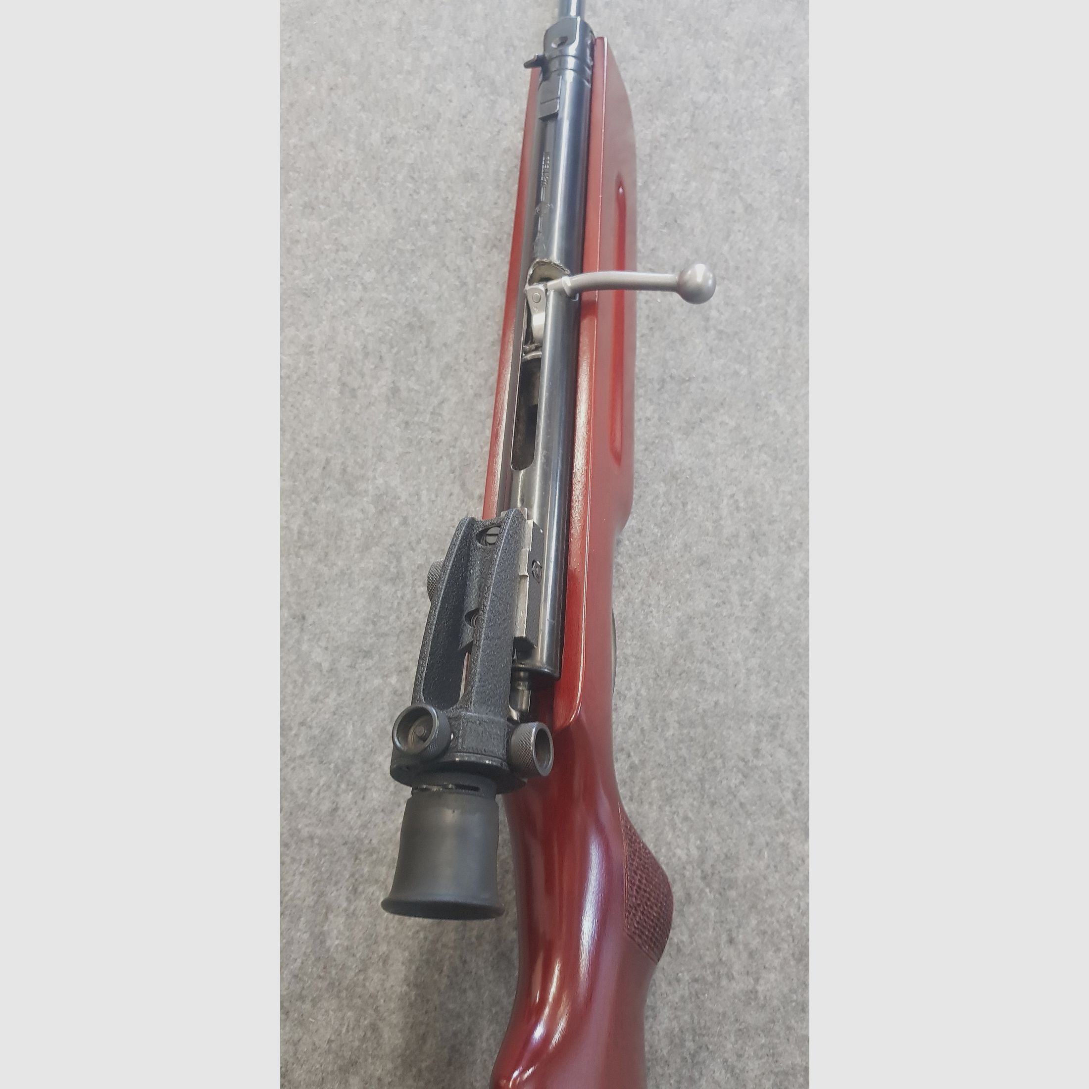 Q1 Schräger Korntunnel Halter Haenel Mod. 311  mit Feinabzug und Diopter Durchlader cal. 4,5mm Diabolo
