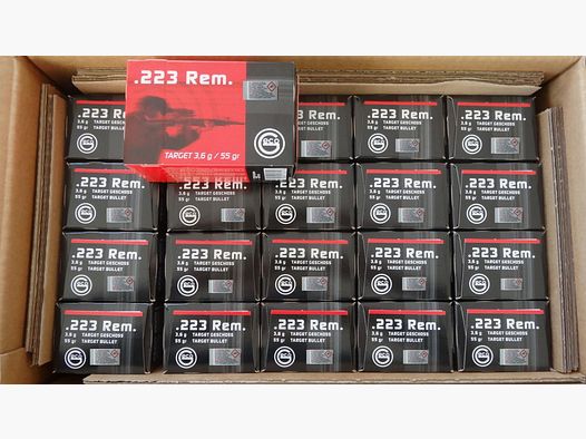Geco 1000 GECO cartridges .223 Rem. VM 3.6 grams