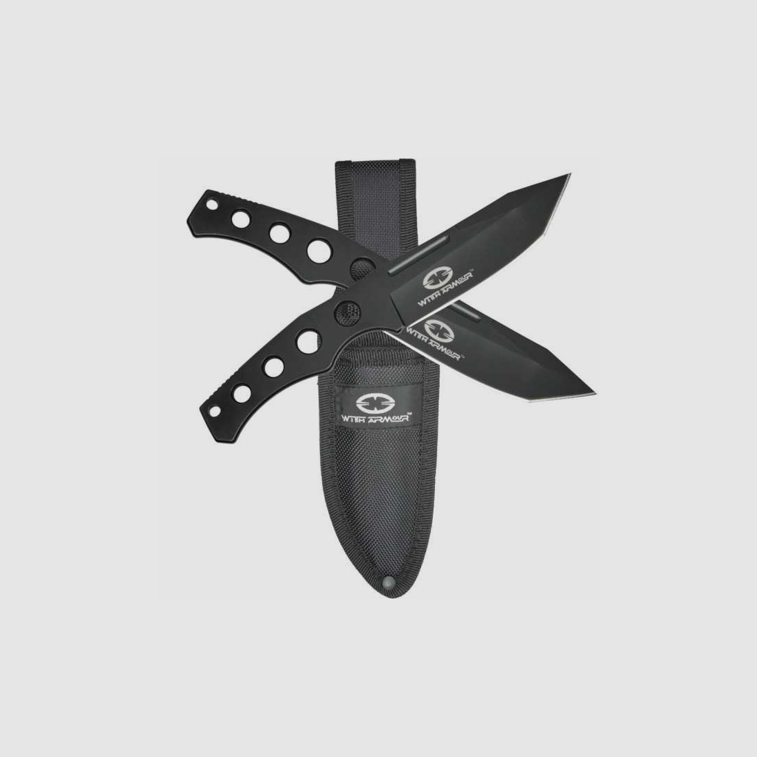 WithArmour ACES 42 2-teiliges Wurfmesserset mit Nylonscheide
