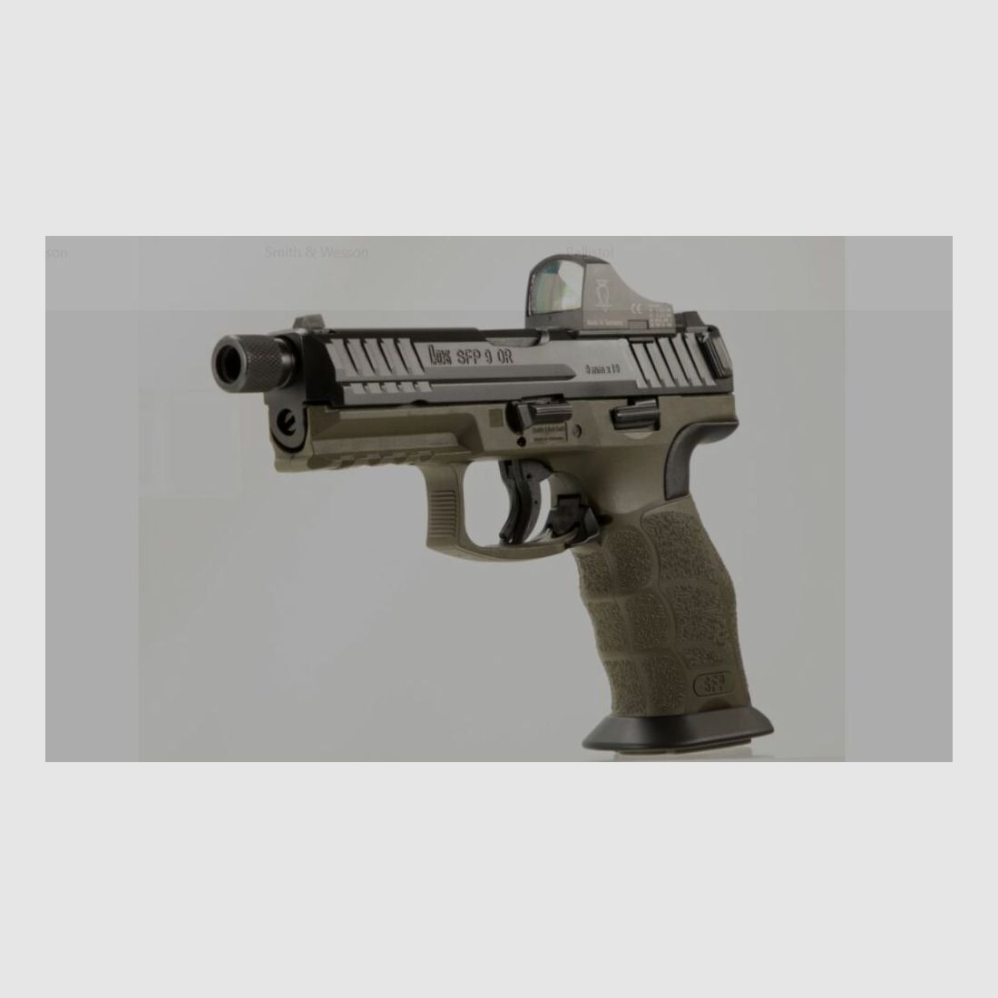 HK-Pistola SFP9-SD Ottica Pronta (9 mm / verde NATO)