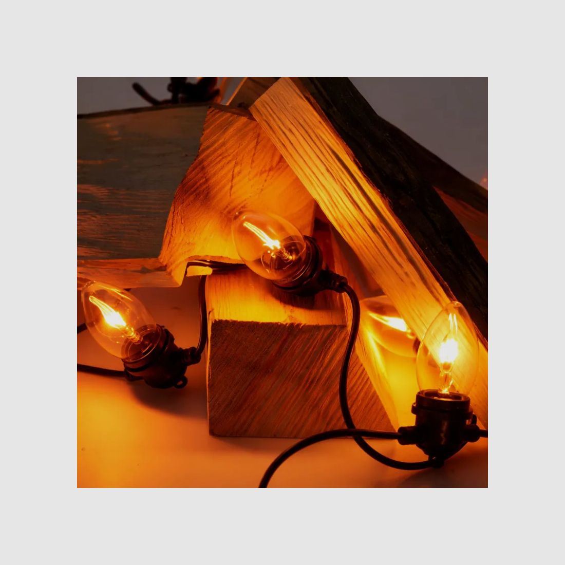 Lichterkette mit Flammeneffekt 10 LED - 360 cm, Bild 2 von 3