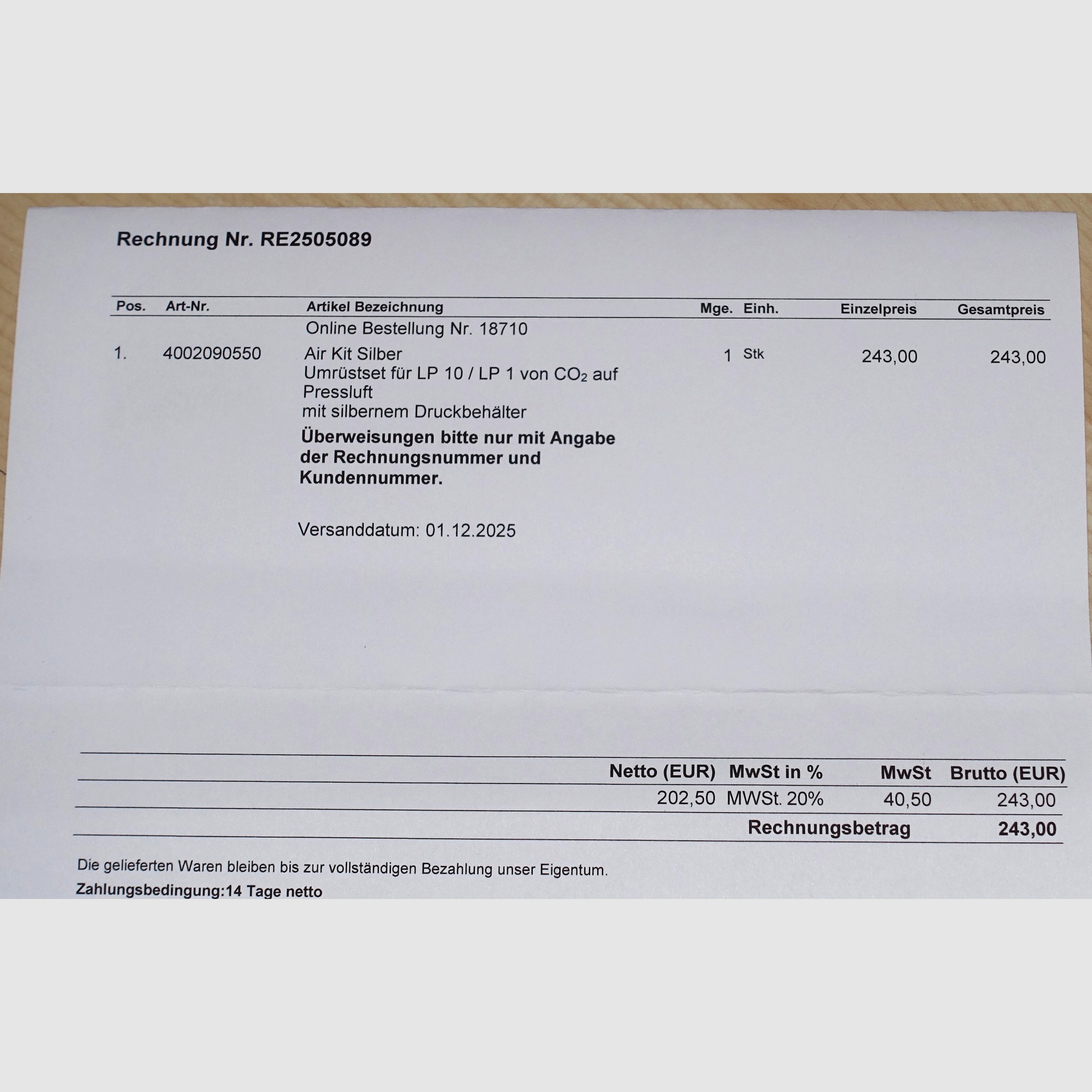 TOP Steyr LP pistola da match ad aria compressa con nuova impugnatura + nuova cartuccia + accessori