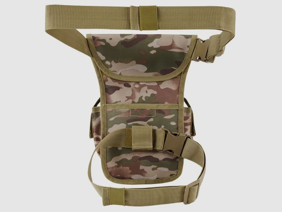 Hip bag with thigh attachment "Side Kick Bag" - Tactical Camouflage
