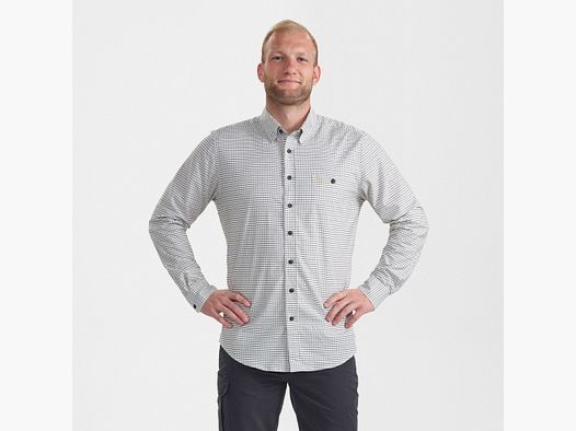 Samuel Shirt - Green Check - Men's Size: 47/48