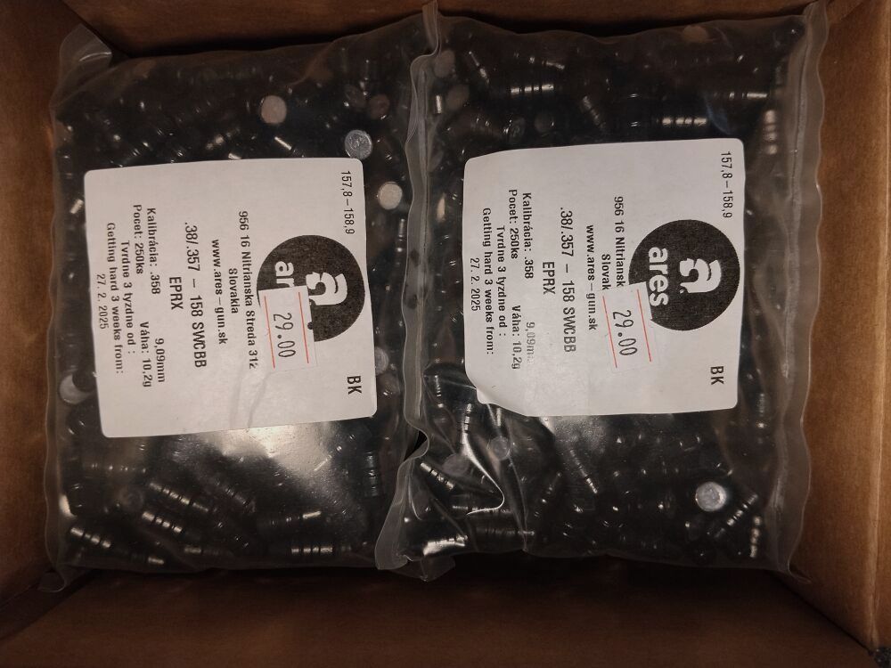 ARES .38/.357 dia.358 158grs SWC .357 EPRX