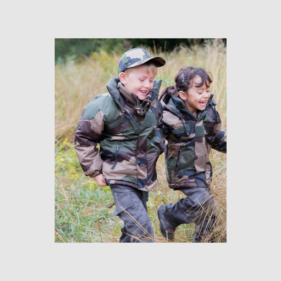 PARKA CHASSE ENFANT CAMO