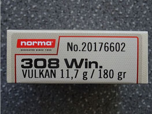 NORMA	 .308 Win. VULKAN 11,7g