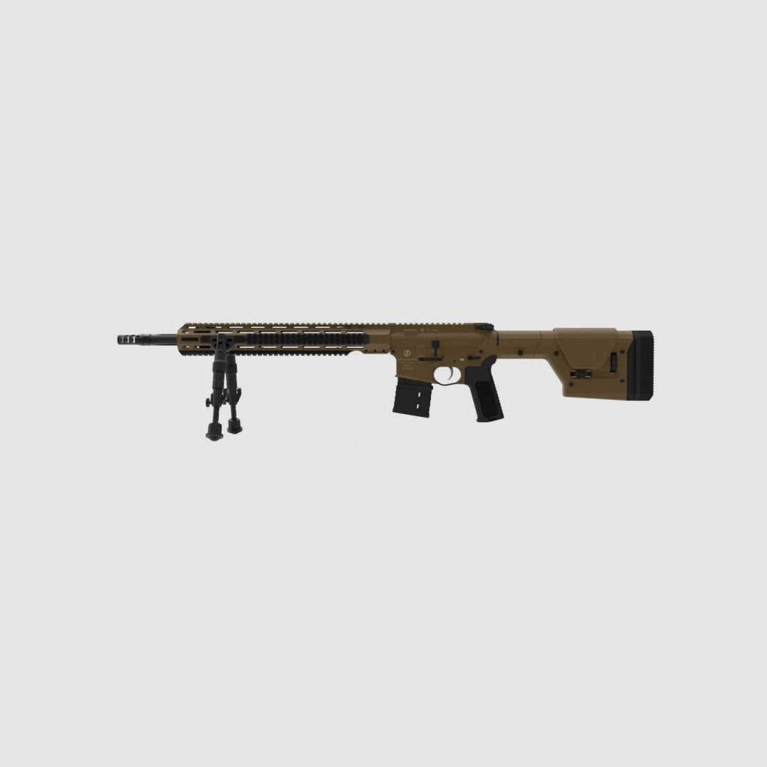 Semi-automatic rifle Schmeisser AR15 DMR caliber .223 Remington full FDE, image 2 of 2