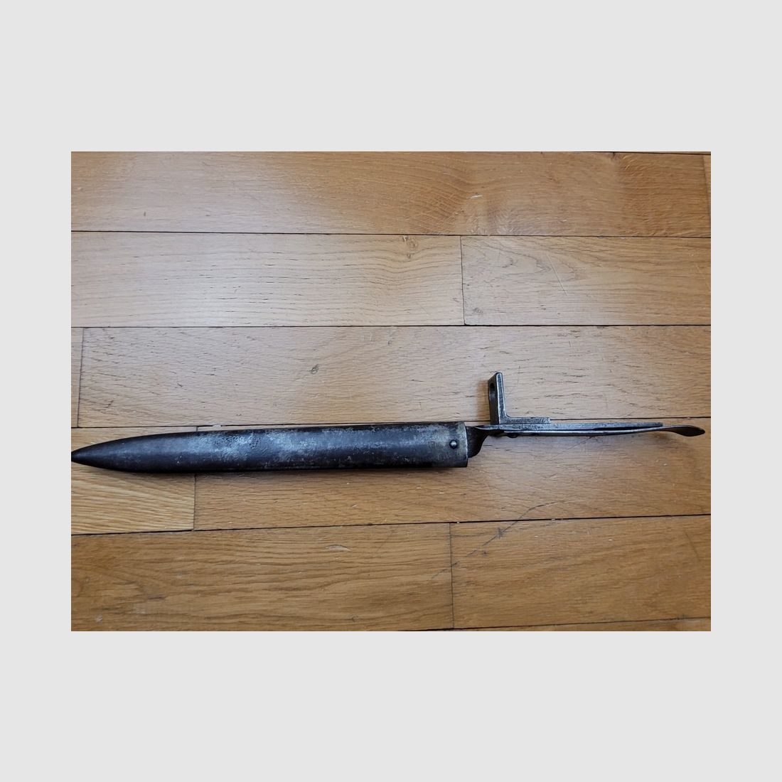 Rare baïonnette autrichienne d&rsquo;urgence Ersatz – fusil Steyr 1895 – peu courant fourreau ersatz V&N aussi – PAS COPIE INDIENNE – TBE+, image 13 sur 13