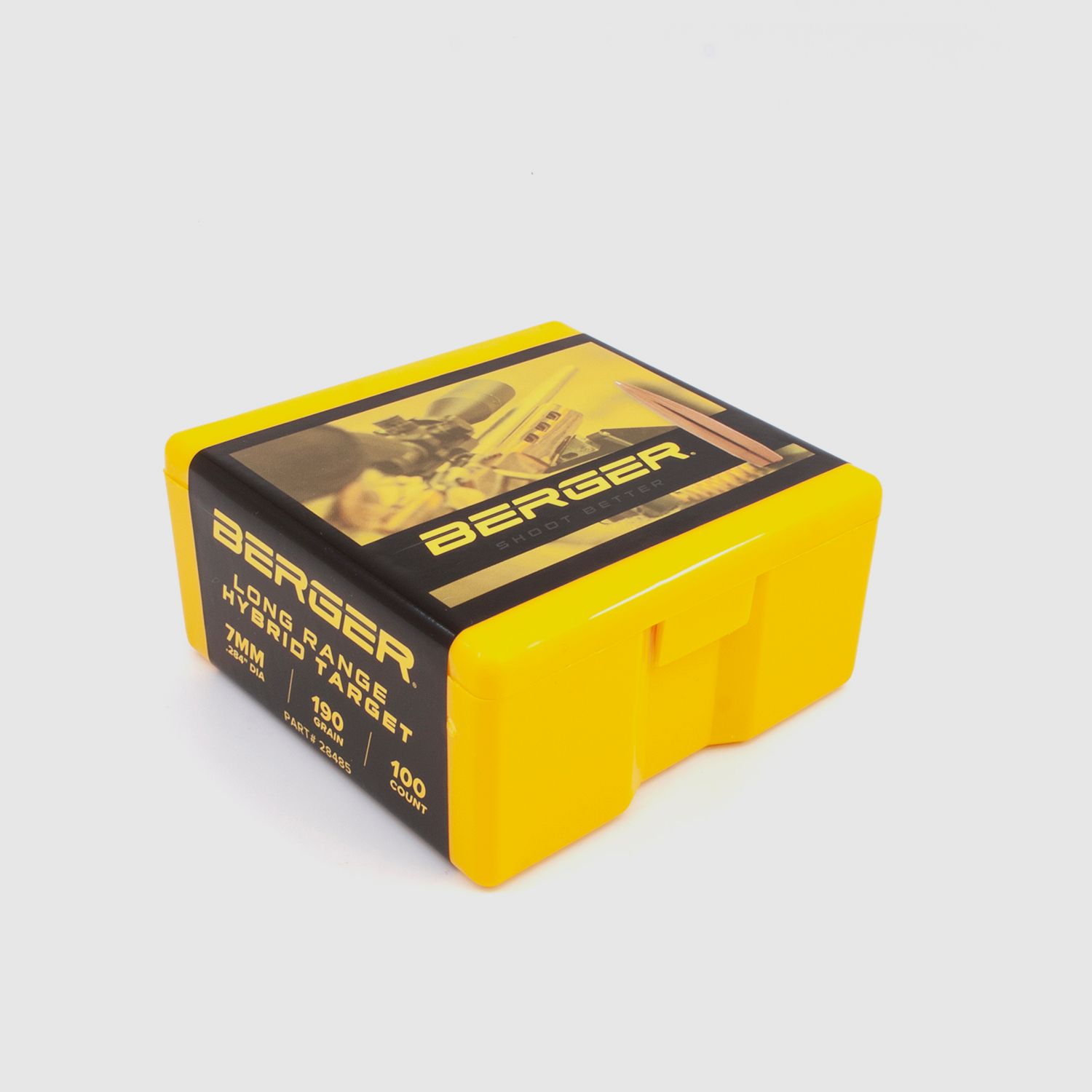 Berger Geschoss 7mm/.284 Long Range Hybrid Target 190GR 500 Stück