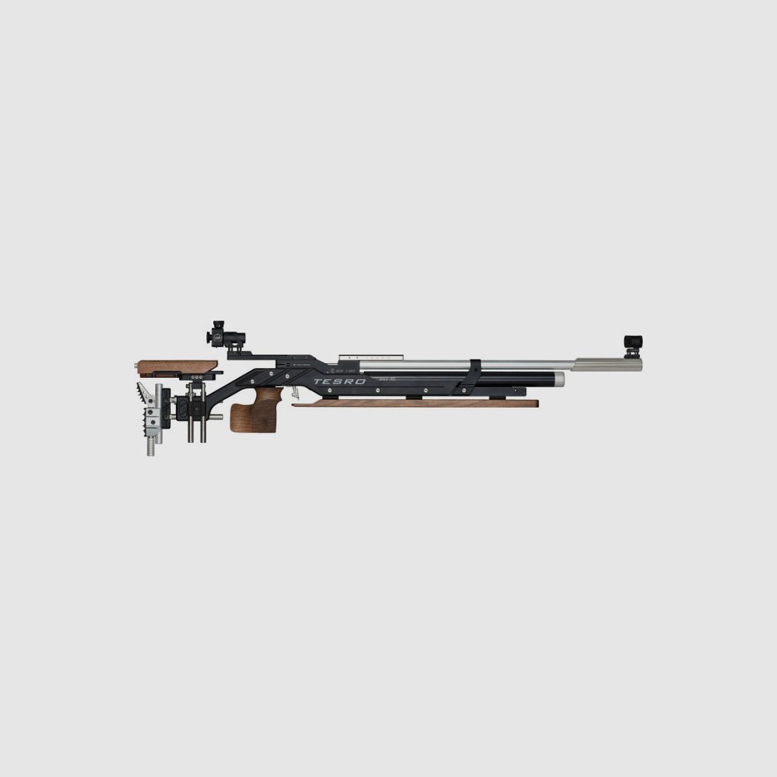 Tesro RS 100 SIGNUM Soporte Plus negro/nuez derecho rifle de aire de competición