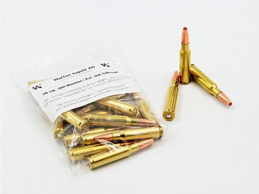 SKH, 308 Win, Hornady 190gr. SUB-X, 20 Stk.
