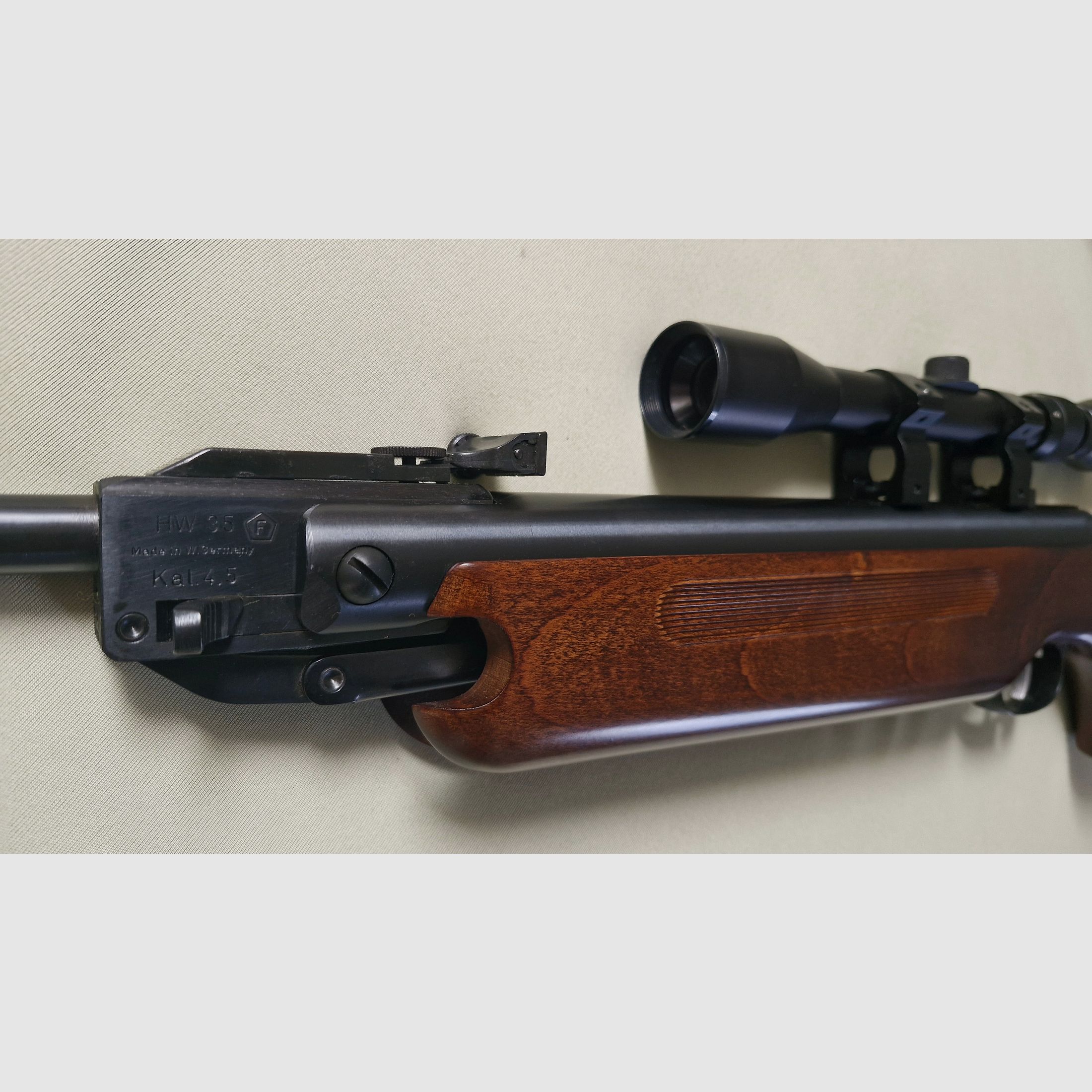 Air rifle HW35 Weihrauch with scope like new